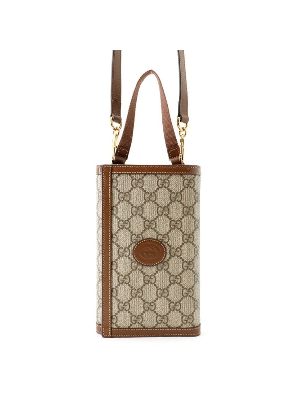 Gucci Handbag GG Supreme Leather 2-Way